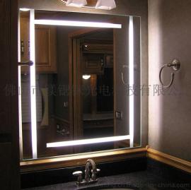【专业生产订制】高档LED浴室镜 LED防雾镜 方形卫浴镜 酒店专用