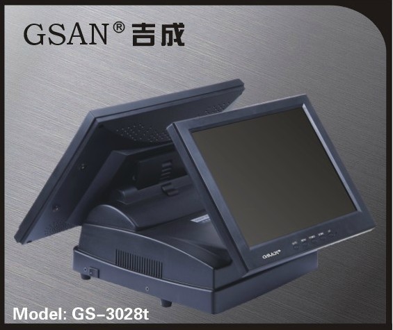 双屏触摸收款机/pos机（GS-3028T）