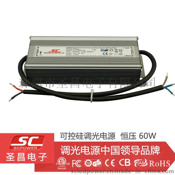 60W 12V/24V LED可调光电源 灯带灯条驱动电源