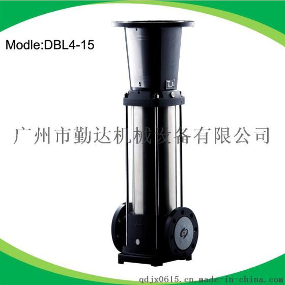 厂家自产自销立式不锈钢多级管道清水泵DBL4-15，大压力，高扬程